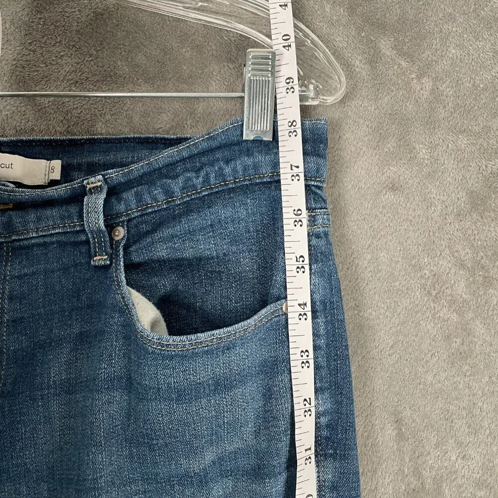 Levi's 515 Bootcut Jeans Women's 8 W30 L27 Blue Denim Flared Coastal Cowgirl Y2K - Picture 6 of 9